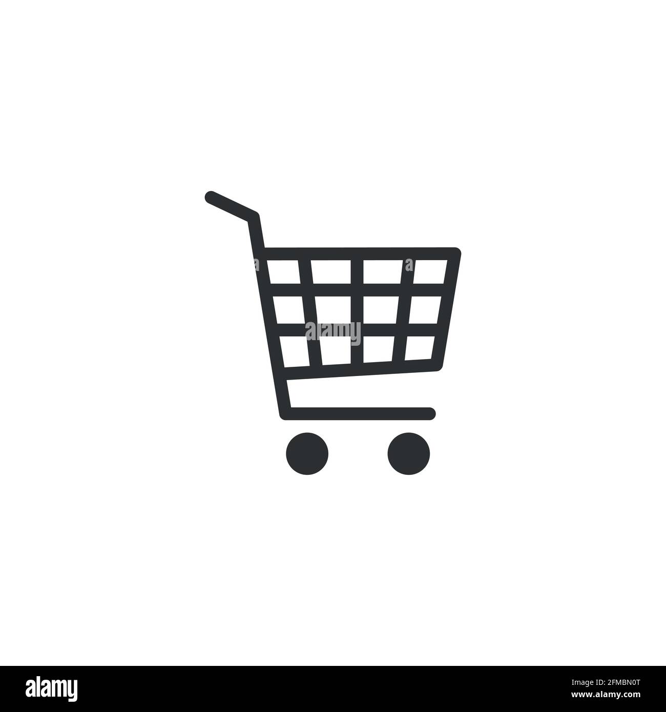 Camion di consegna con merci, pacchi. Spedizione, servizio pacchi, trasporto, container. Ricevere, inviare e trasferire i prodotti. Icona vettore isolata attiva Illustrazione Vettoriale