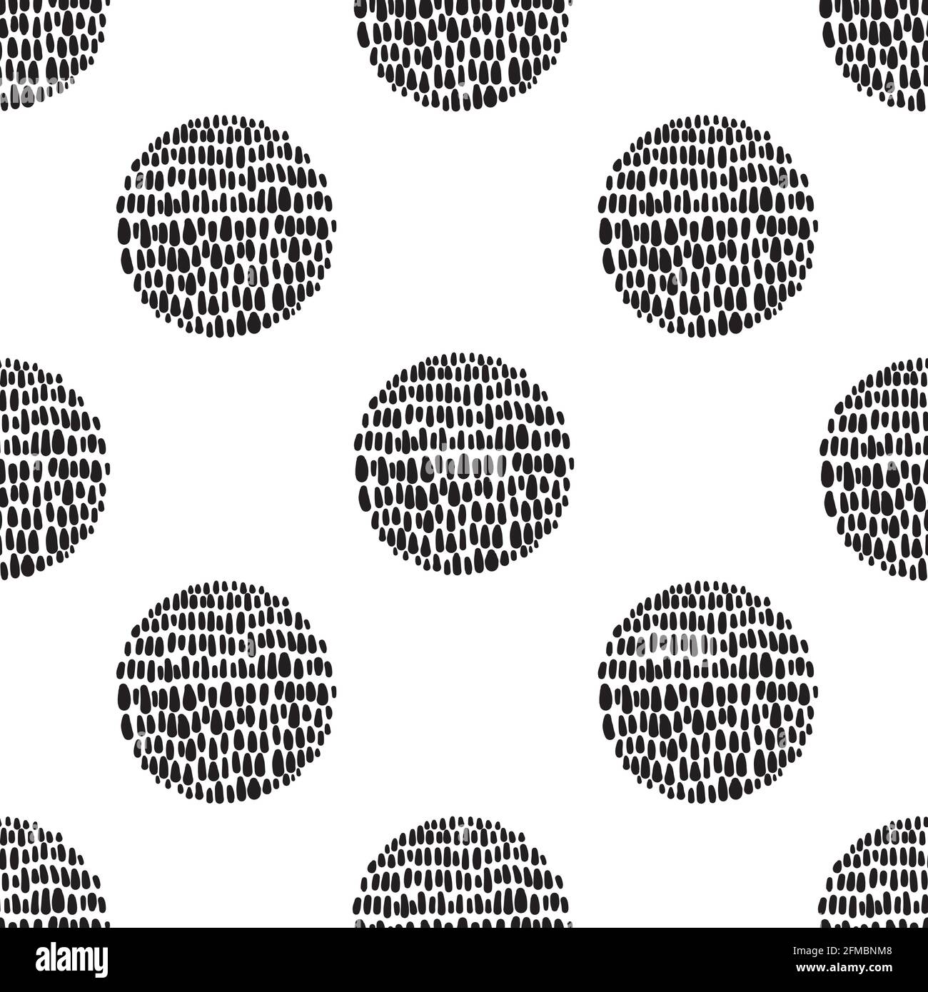 Motivo senza giunture disegnato a mano. Questo motivo monocromatico con sfondo trasparente può essere utilizzato per carta, abbigliamento, design tessile, o come un unico testo Illustrazione Vettoriale