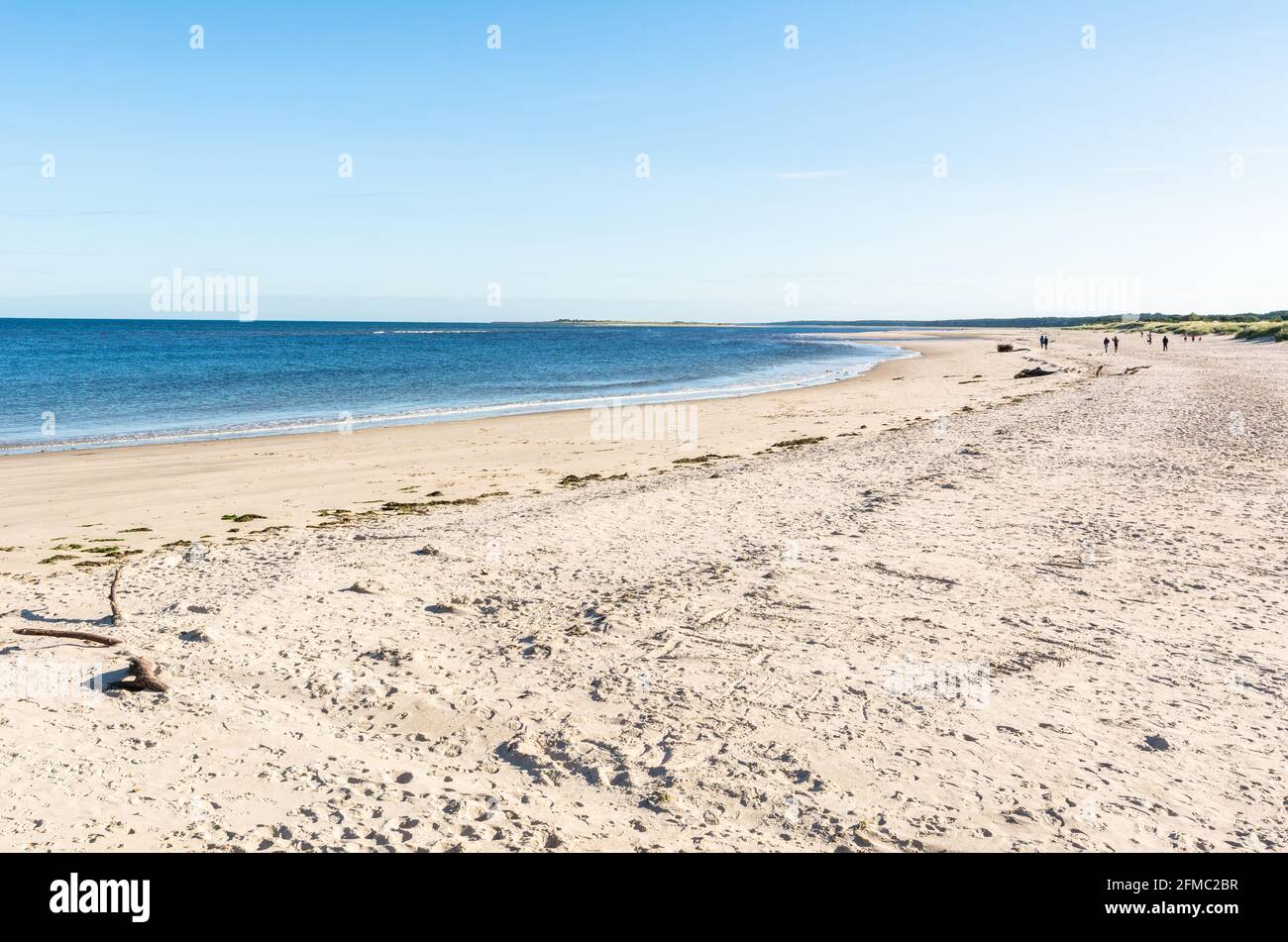 East Beach a Nairn, Scozia. Foto Stock