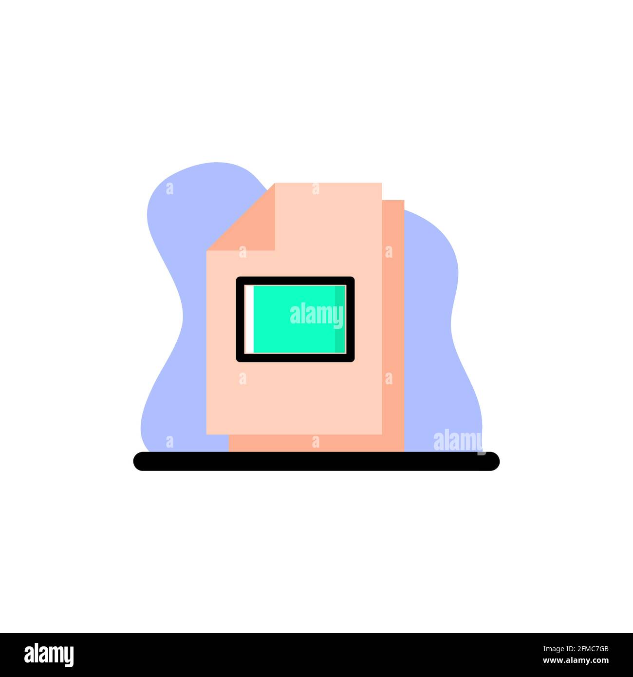 File strumento rettangolo concettuale icona vettoriale icona progettazione eps10 Illustrazione Vettoriale