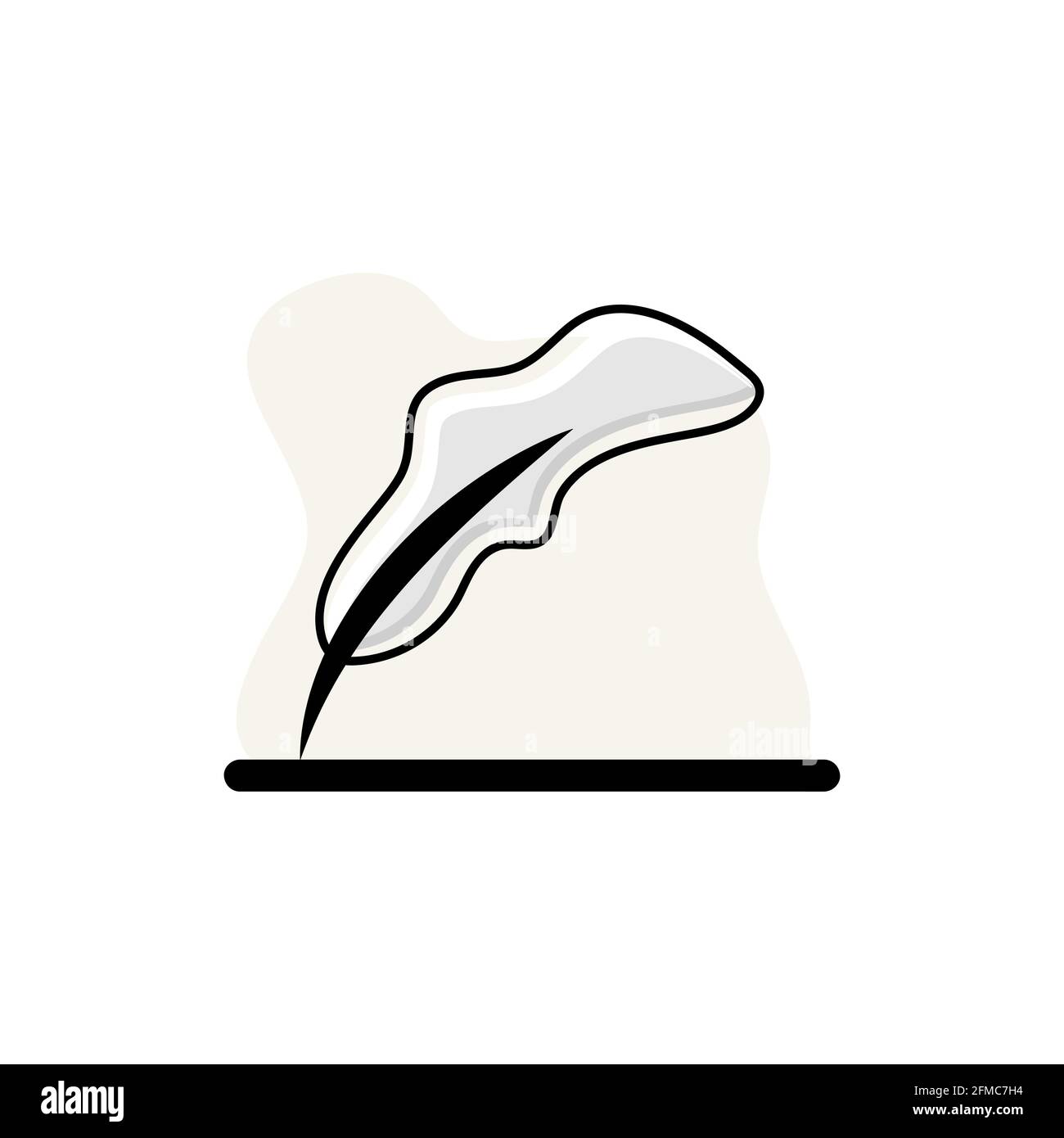 Icona Calligraphy Conceptual Vector Illustration Design eps10 Illustrazione Vettoriale