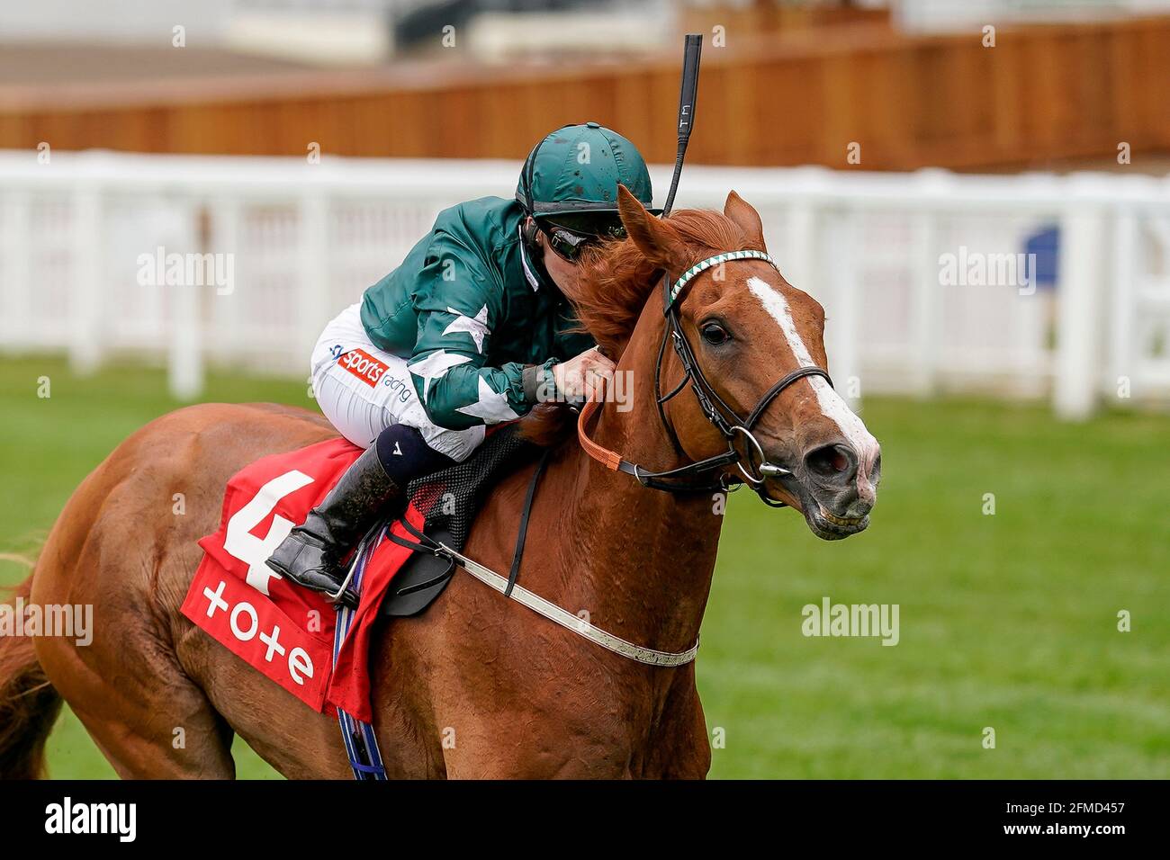 Louganini guidato da Hollie Doyle vince la tote+ in esclusiva a tote.co.uk handicap durante il Tote+ May Racing Weekend 2021 presso l'ippodromo di Ascot. Data immagine: Sabato 8 maggio 2021. Guarda la storia di PA RACING Ascot. Il credito fotografico dovrebbe essere: Alan Croshurst/PA Wire. RESTRIZIONI: L'uso è soggetto a limitazioni. Solo per uso editoriale, nessun uso commerciale senza previo consenso del titolare dei diritti. Foto Stock