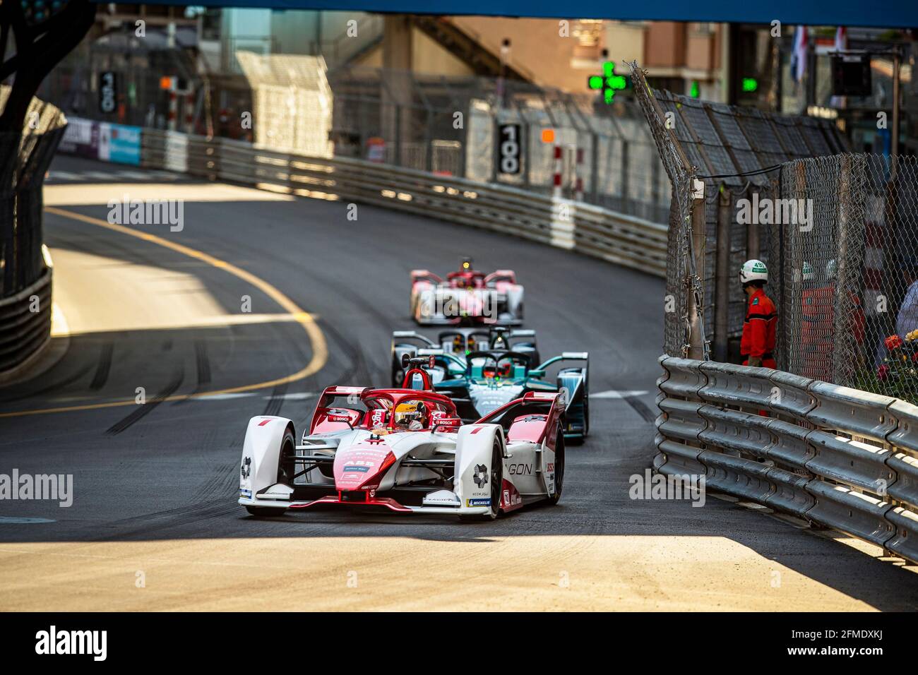 07 sette Camara Sergio (bra), Dragon / Penske Autosport, Penske EV-5, azione durante l'ePrix di Monaco 2021, 4° incontro del Campionato del mondo di Formula e 2020-21, sul circuito di Monaco l'8 maggio, a Monaco - Foto Grégory Lenenmand / DPPI Foto Stock