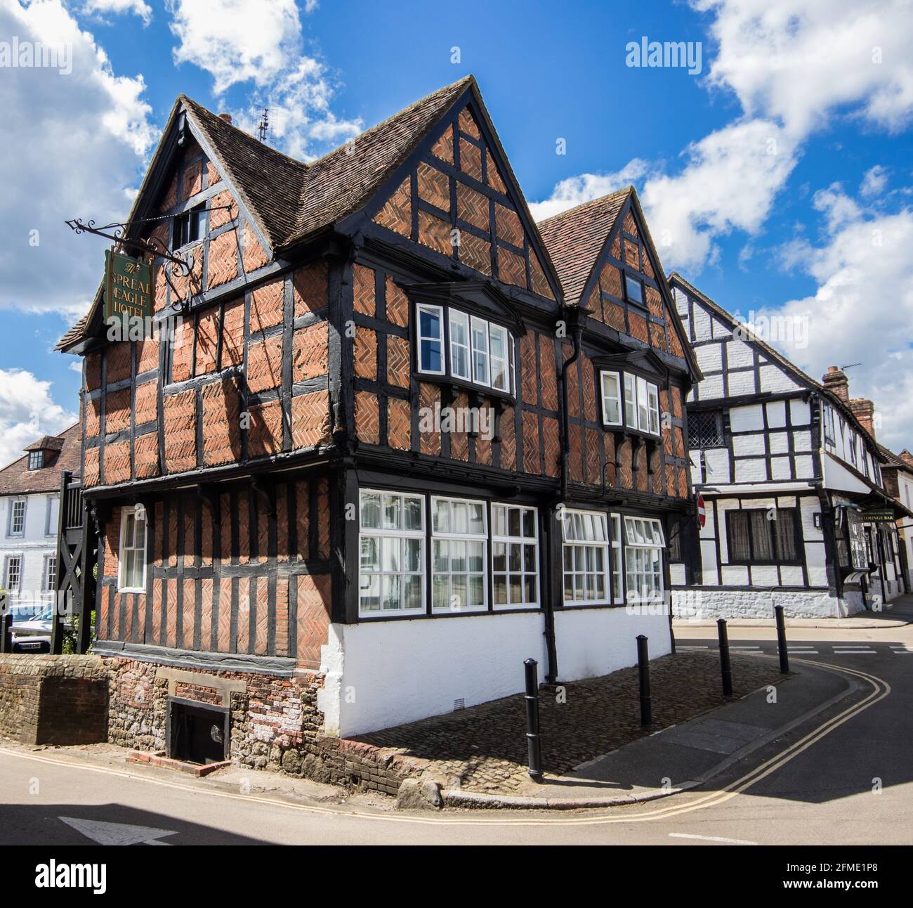 Lo Spread Eagle Hotel, Midhurst, West Sussex, Regno Unito Foto Stock