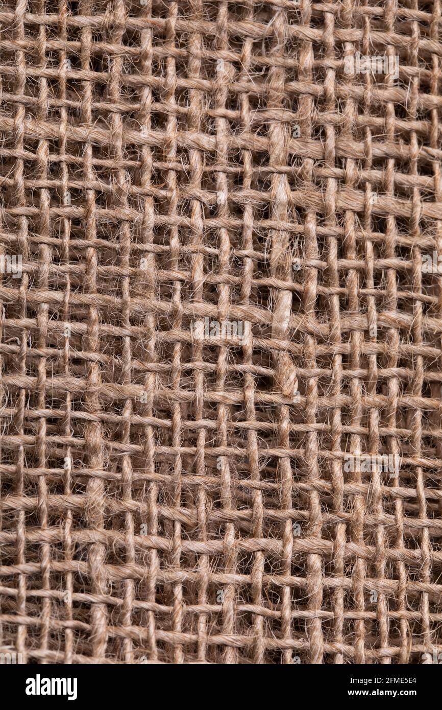 Tessuto Jute di alta qualità Foto Stock
