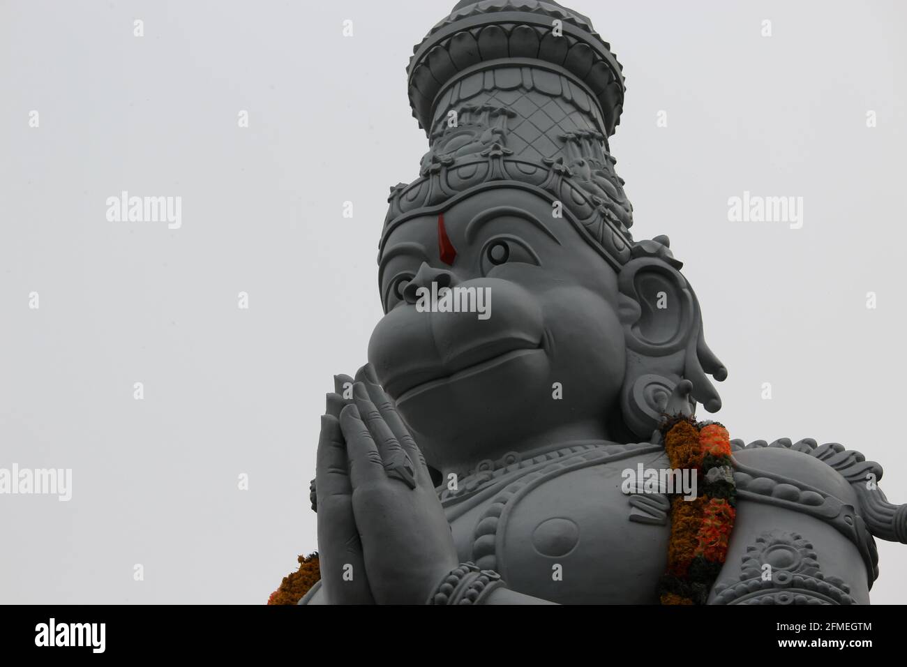Signore Hanuman-Dio della Sapienza, forza, coraggio, devozione e autodisciplina. Foto Stock