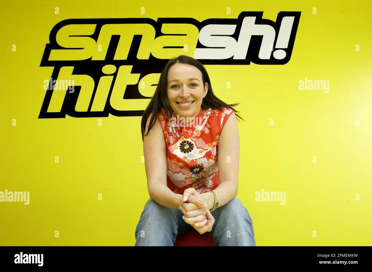 Nuovo editor di 'Smash Hits' Lisa Smosarski.21 Agosto 2002 foto Andy Paradise Foto Stock