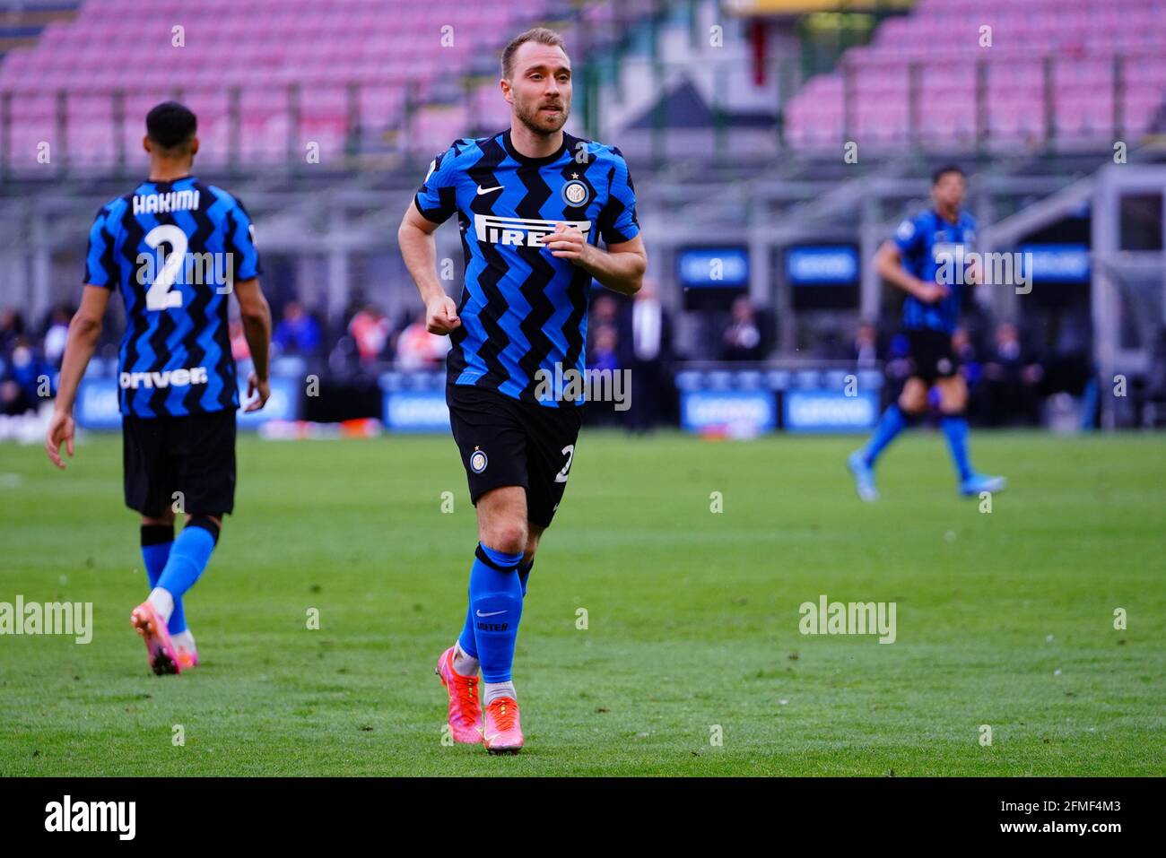 Christian Eriksen (FC Inter) durante il campionato italiano Serie UNA partita di calcio tra FC Internazionale e UC Sampdoria il 8 maggio 2021 allo stadio Giuseppe Meazza di Milano - Foto Morgese-Rossini / DPPI / LiveMedia Foto Stock