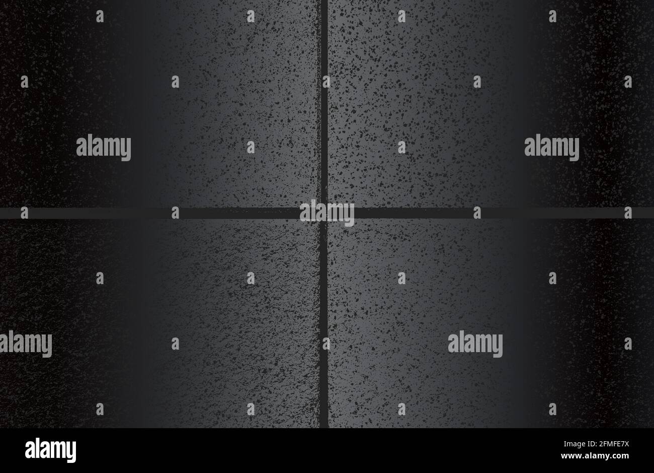 Lussuoso sfondo in metallo nero sfumato con mosaico, tegole, pietre per pavimentazione. Illustrazione vettoriale Illustrazione Vettoriale
