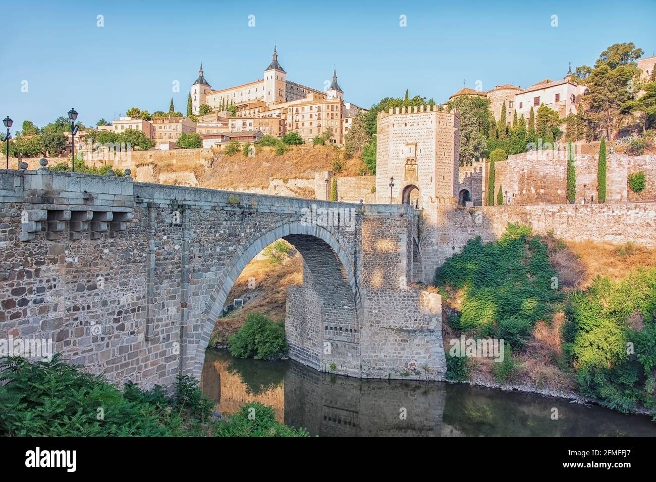 Toledo città di giorno, Spagna Foto Stock