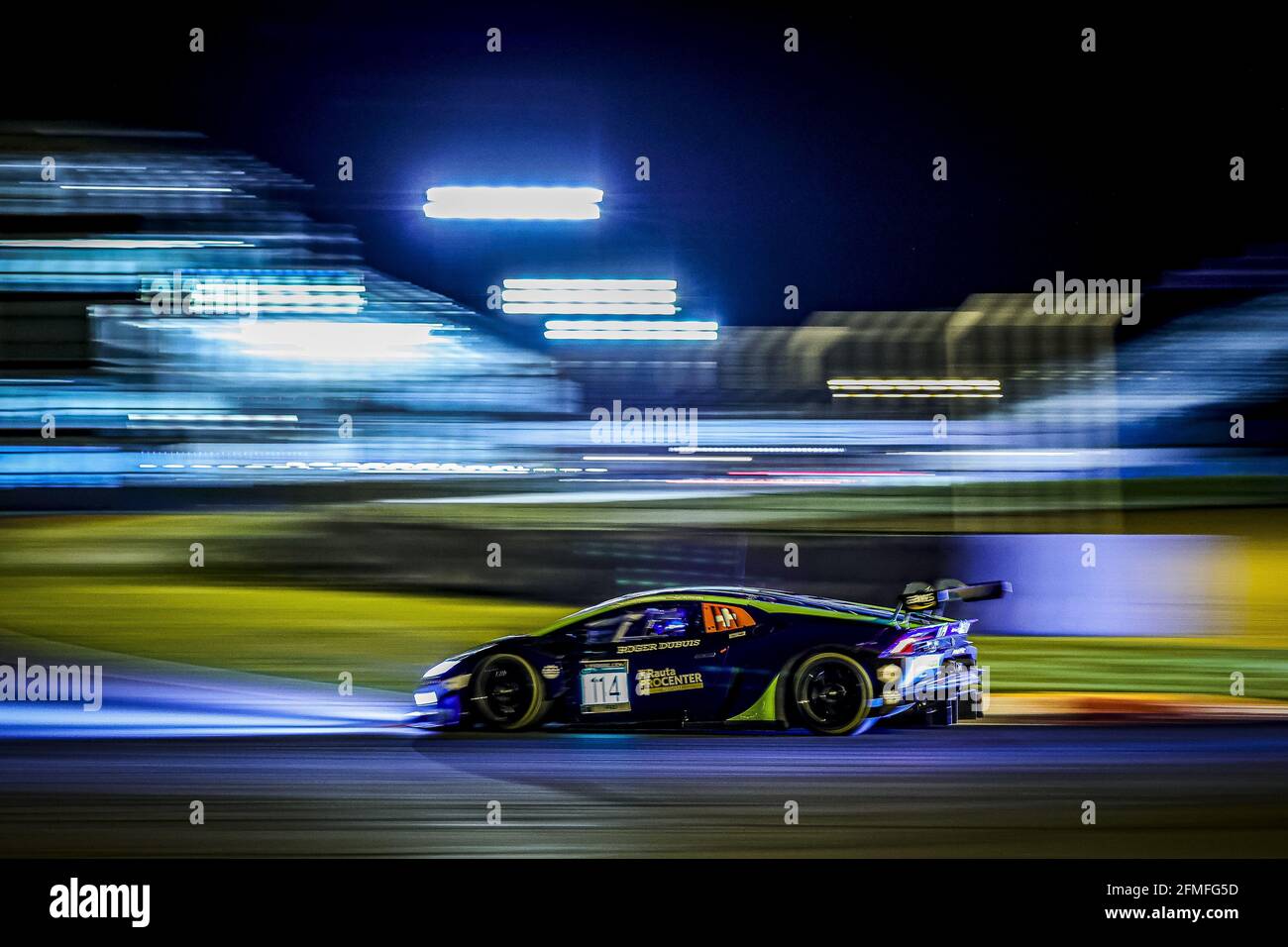 114 Aitken Jack (gbr), Lappalainen Konsta (fin), Emil Fray Racing, Lamborghini Huracan GT3 Evo, azione durante il 2° round del 2021 Fanatec GT World Challenge Europe Powered by AWS, dal 6 al 9 maggio 2021 sul circuito di Nevers Magny-Cours, Magny-Cours, Francia - Foto Paulo Maria / DPPI / LiveMedia Foto Stock