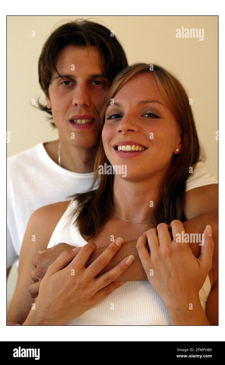 Kate Walsh e Bret Garrard.pic David Sandison 7/7/2004 Foto Stock