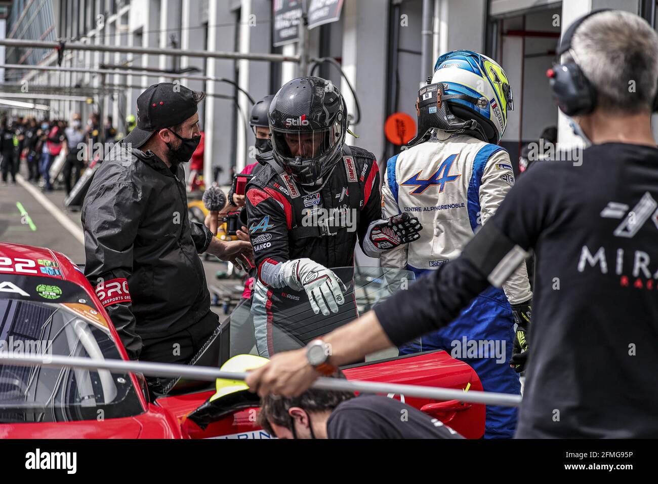 CASTELLI Gael (fra), Mirage Racing, Alpine A110 GT4, ritratto durante il 2° round del 2021 Fanatec GT World Challenge Europe Powered by AWS, dal 6 al 9 maggio 2021 sul circuito de Nevers Magny-Cours, Magny-Cours, Francia - Foto Paulo Maria / DPPI / LiveMedia Foto Stock