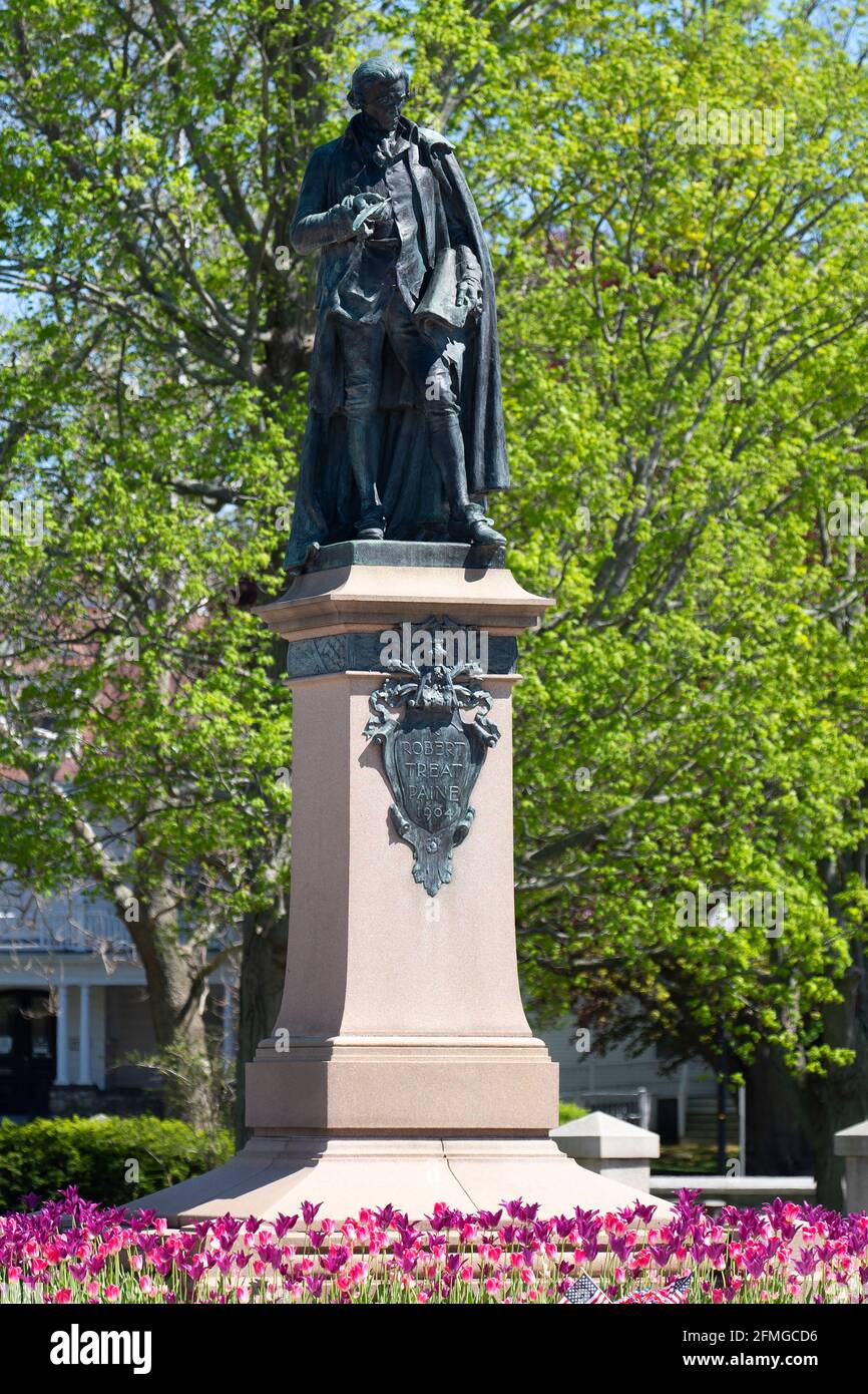 Robert Treat Paine. Firmatario della Dichiarazione di Indipendenza americana. Taunton, Massachusetts, Stati Uniti Foto Stock