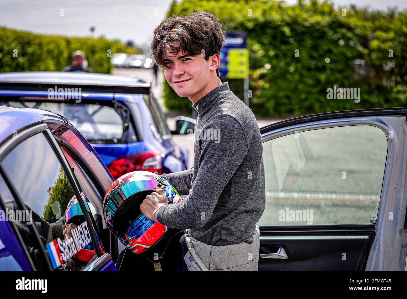 MAGUET Sacha (fra), Ropars Racing Team-Motors Legend, Peugeot 208 RC, ritratto durante il 2° round del Championnat de France FFSA Tourisme 2021, dal 6 al 9 maggio 2021 sul circuito di Nevers Magny-Cours, Magny-Cours, Francia - Foto Paulo Maria / DPPI Foto Stock