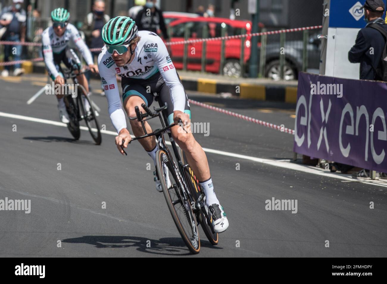 Tappa 1 della gara ciclistica 'giro d'Italia' 2021 a Torino Foto Stock