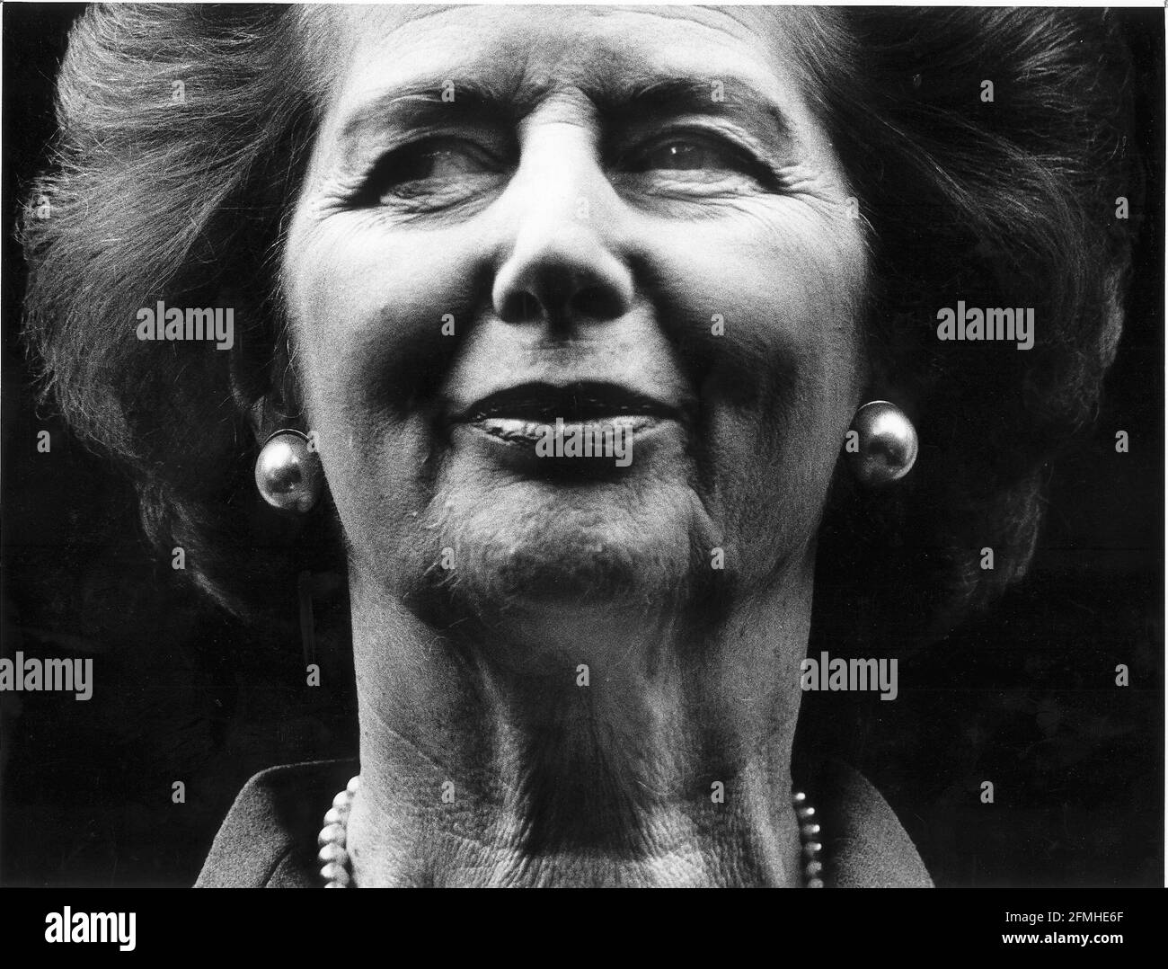 Margaret Thatcher 28 giugno 1991 Foto Stock