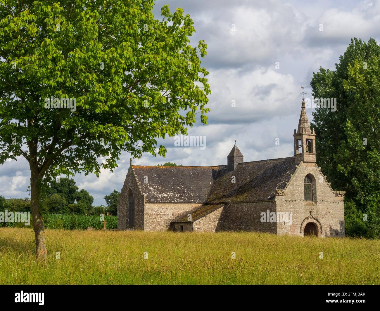 Cappella Sainte-Anne, Buléon, Morbihan, Bretagna, Francia. Foto Stock