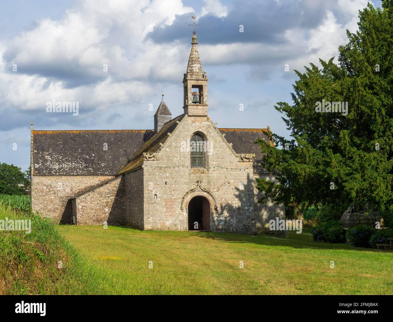 Cappella Sainte-Anne, Buléon, Morbihan, Bretagna, Francia. Foto Stock
