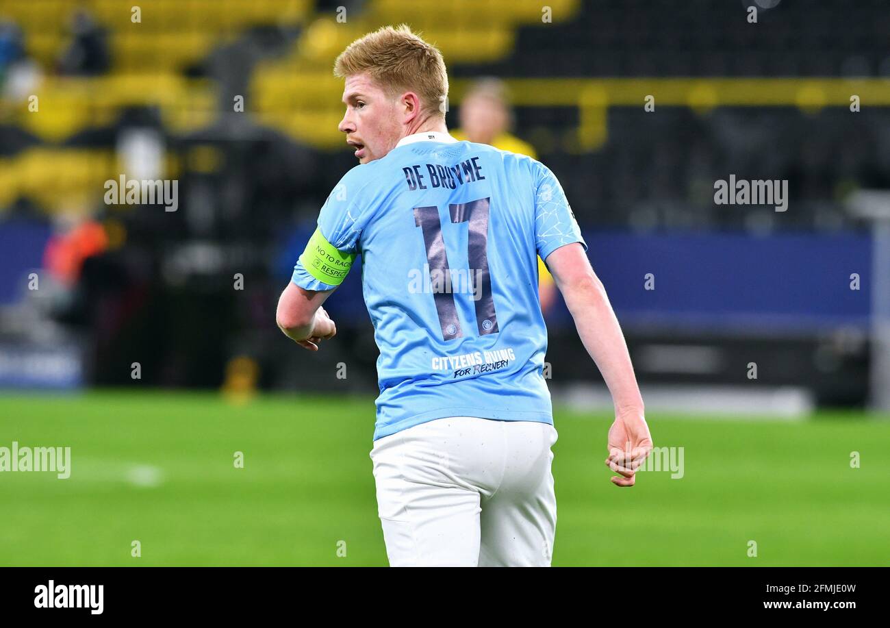 UEFA Champions League, quarto di finale seconda tappa, Signal Iduna Park Dortmund, Bor. Dortmund - Manchester City, Kevin de Bruyne Foto Stock