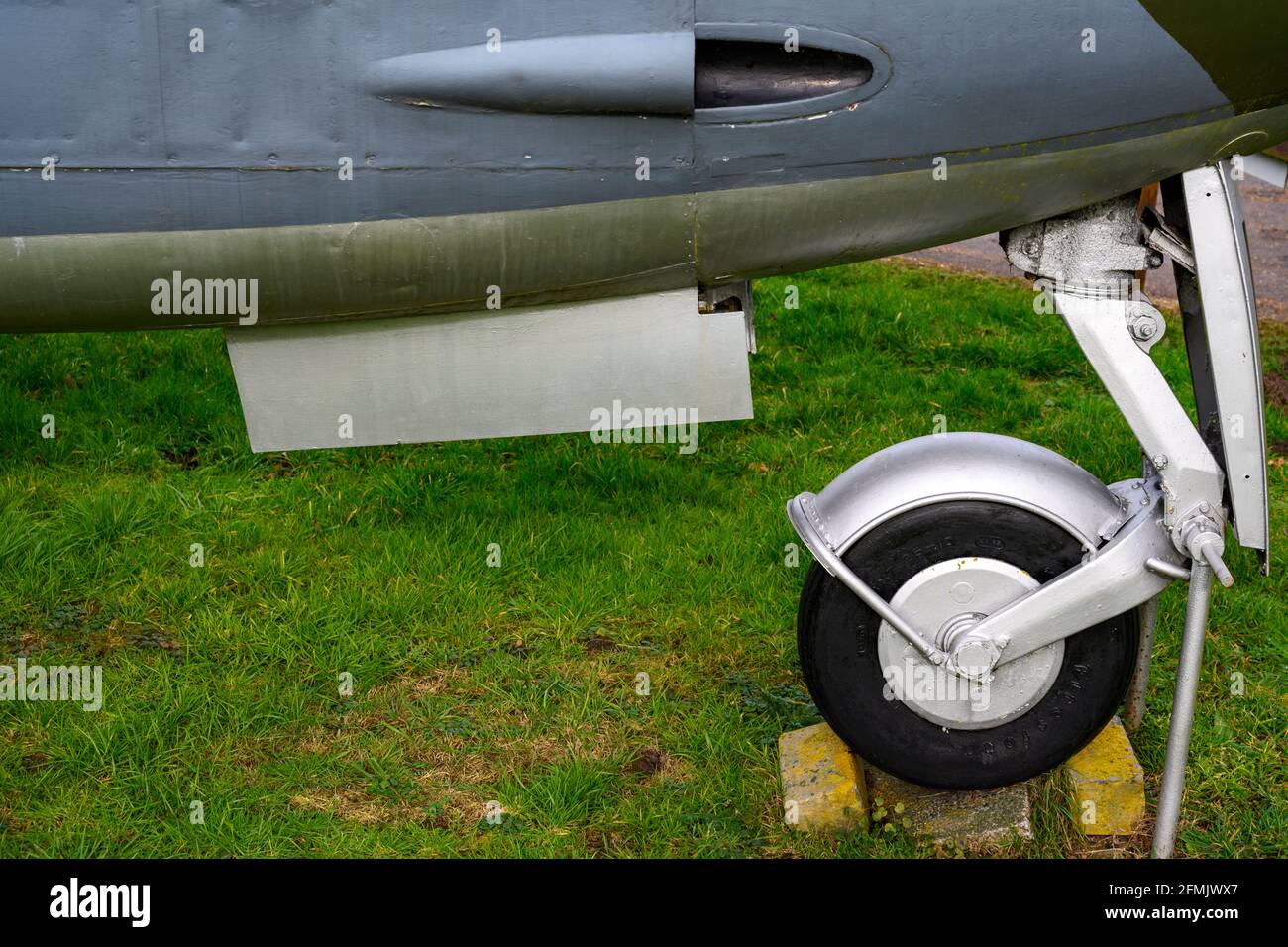 Gloster Meteor era combattente militare a getto della Guerra fredda Foto Stock