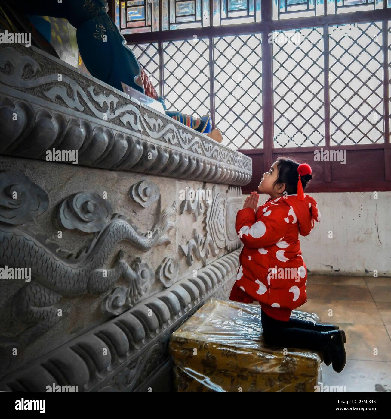 Templi buddisti in Cina Foto Stock