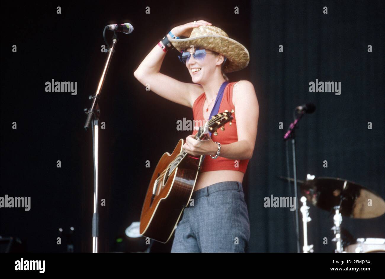 Beth Orton al Glastonbury Festival 1999 Foto Stock