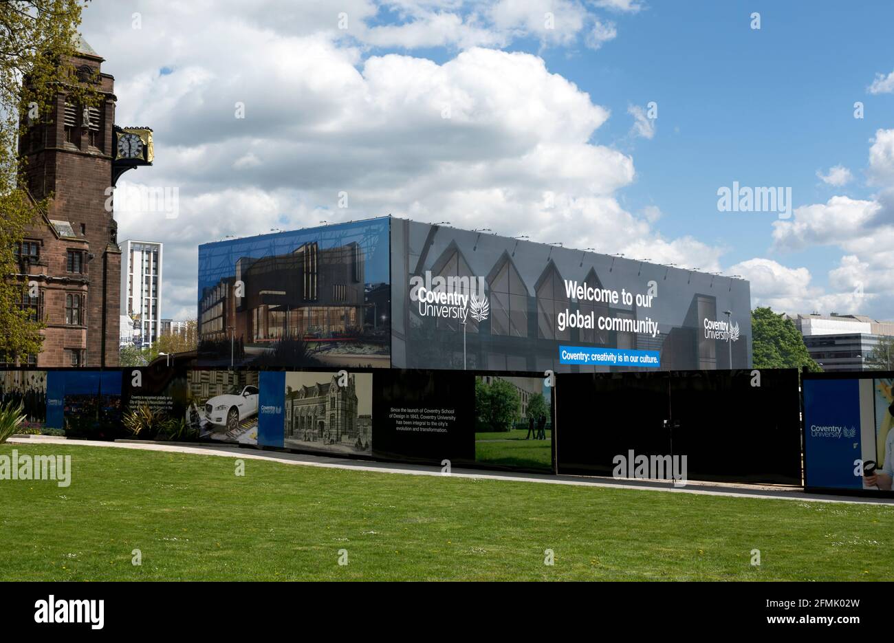 Coventry University, sito di sviluppo Starley Gardens, Earl Street, Coventry, Regno Unito Foto Stock