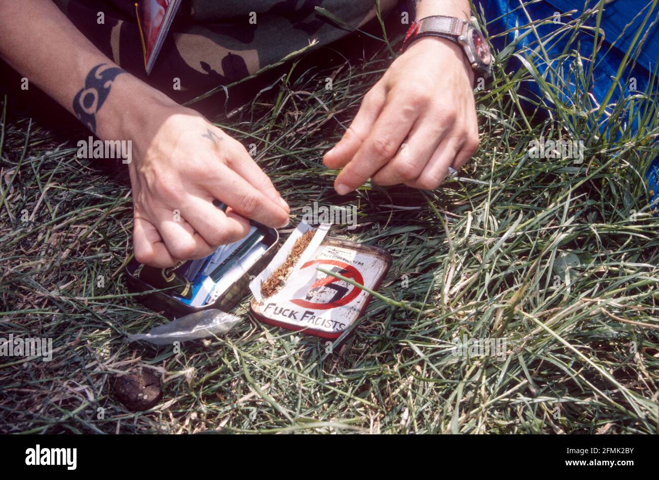 Un'Unione al Festival di Glastonbury 1999 Foto Stock