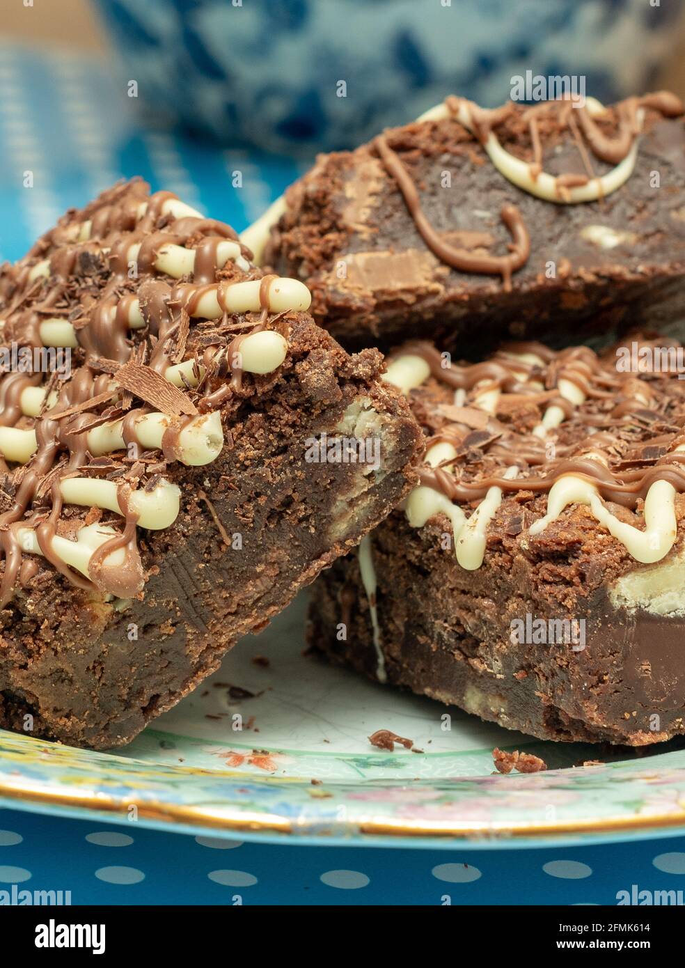 Brownie al cioccolato Foto Stock