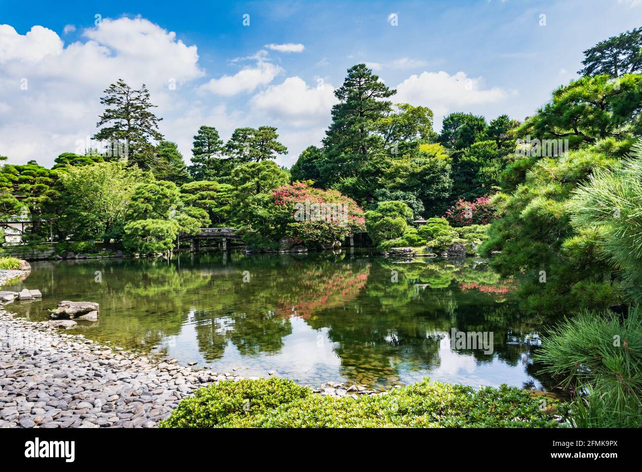 Di Kyoto, Giappone, Asia - 3 Settembre 2019 : Oikeniwa giardino nel Palazzo Imperiale Foto Stock