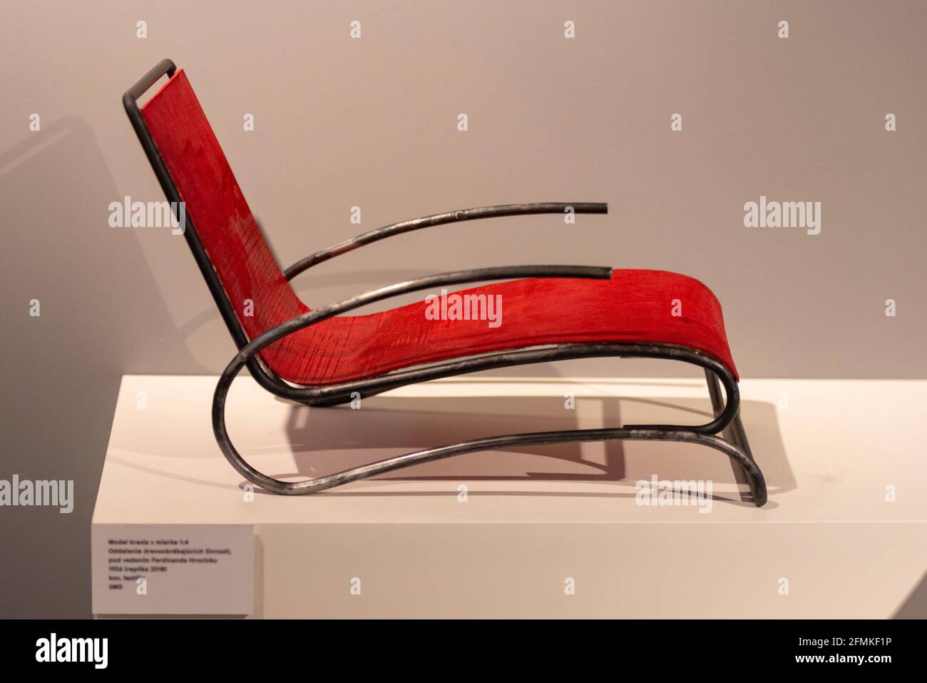 Modello della sedia nel 1936. Tali sedie sono state fatte quasi cento anni fa. Foto Stock