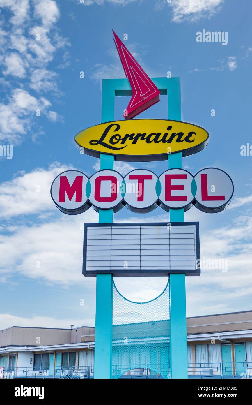 Memphis, TN / USA - 3 settembre 2020: Il Lorraine Motel a Memphis, TN dove Martin Luther King, Jr è stato assassinato. Foto Stock