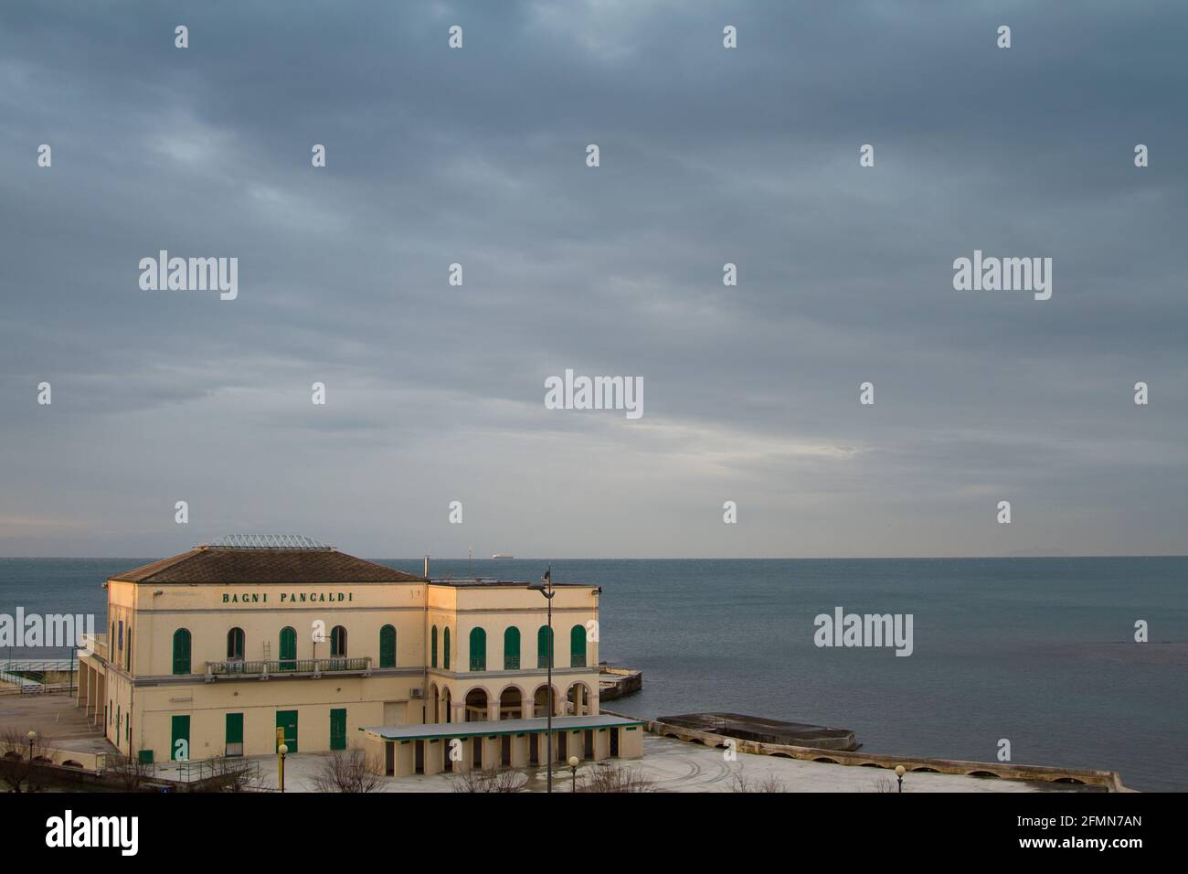 Bagni Pancaldi ripara i bagni antichi di Livorno Foto Stock