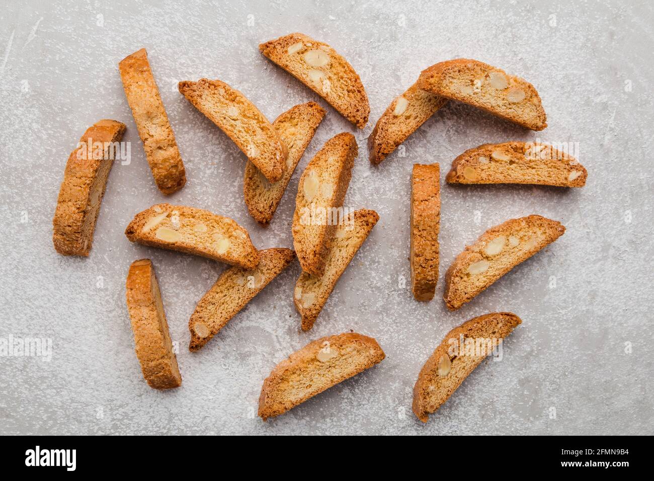 Biscotti cantuccini classici italiani Foto Stock