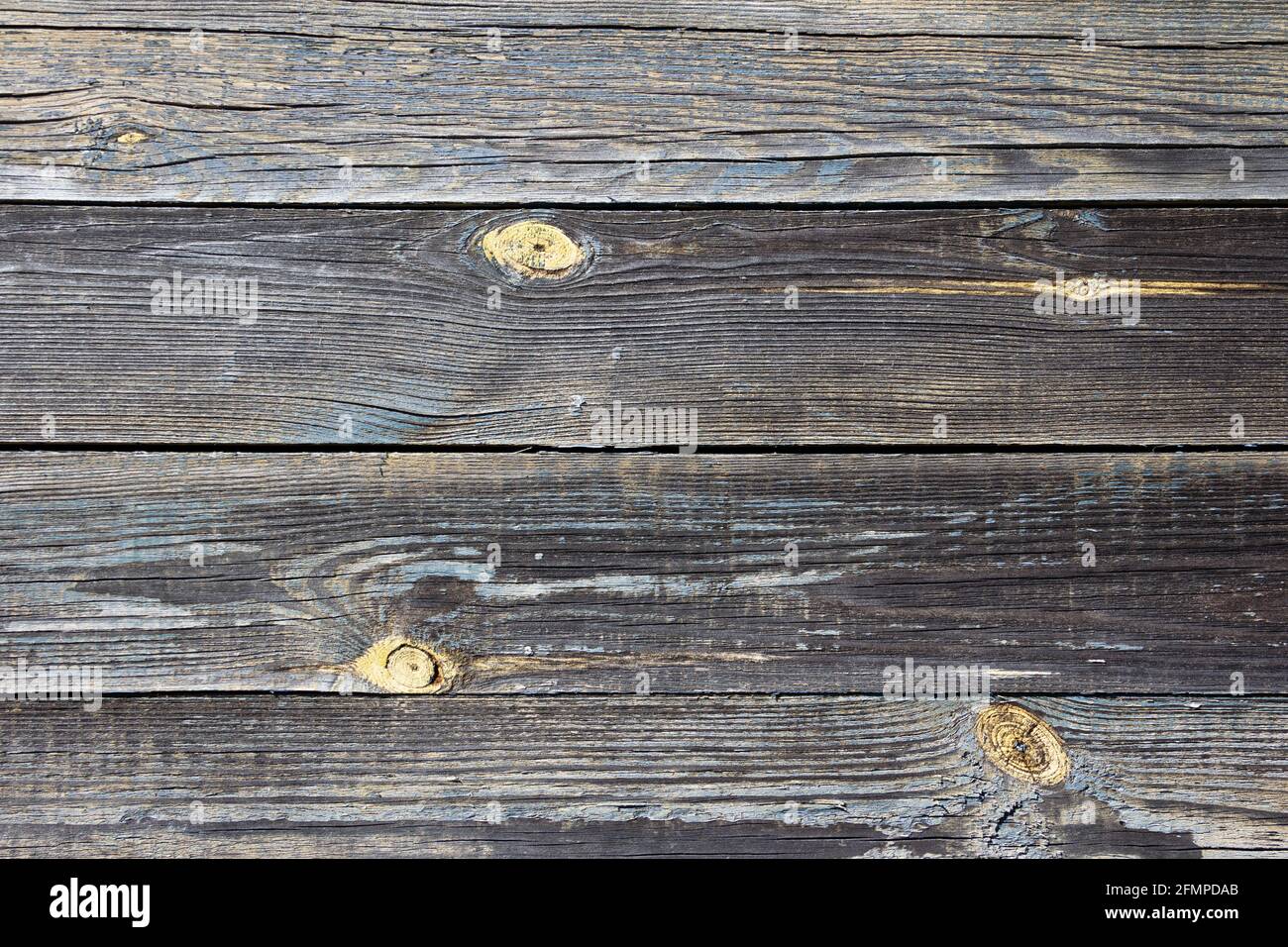 Vintage legno grigio scuro sfondo orizzontale per il design con spazio di copia. Foto Stock