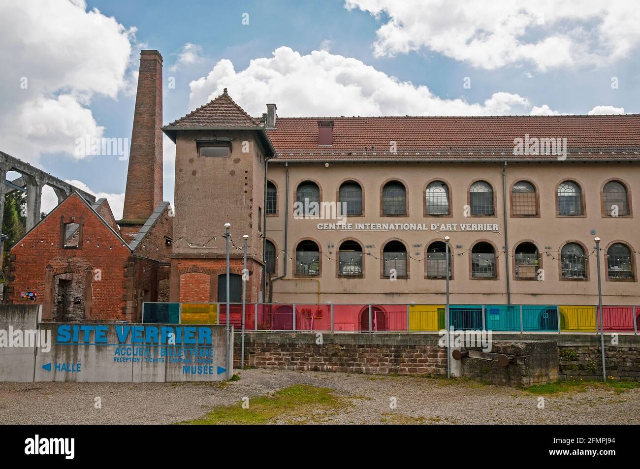 Centre International d’Art Verrier (CIAV), International Glass Museum, Meisenthal, Moselle (57), regione Grand Est, Francia Foto Stock