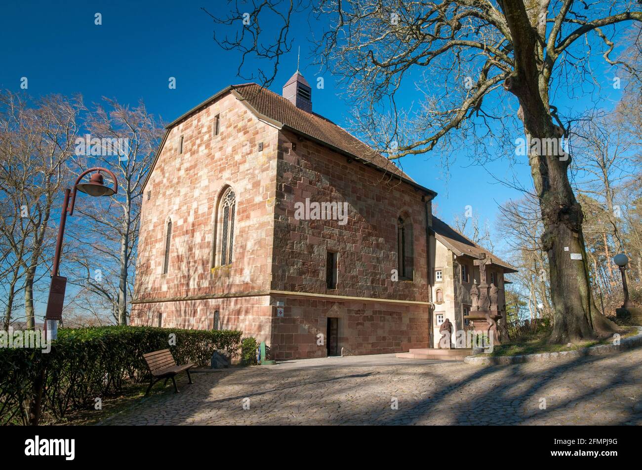 Cappella medievale di Saint Croix, Forbach, Mosella (57), regione Grand Est, Francia. E' elencato come Patrimonio Mondiale dell'Umanita' dell'UNESCO come parte del Patrimonio Mondiale dell'Umanita' Foto Stock