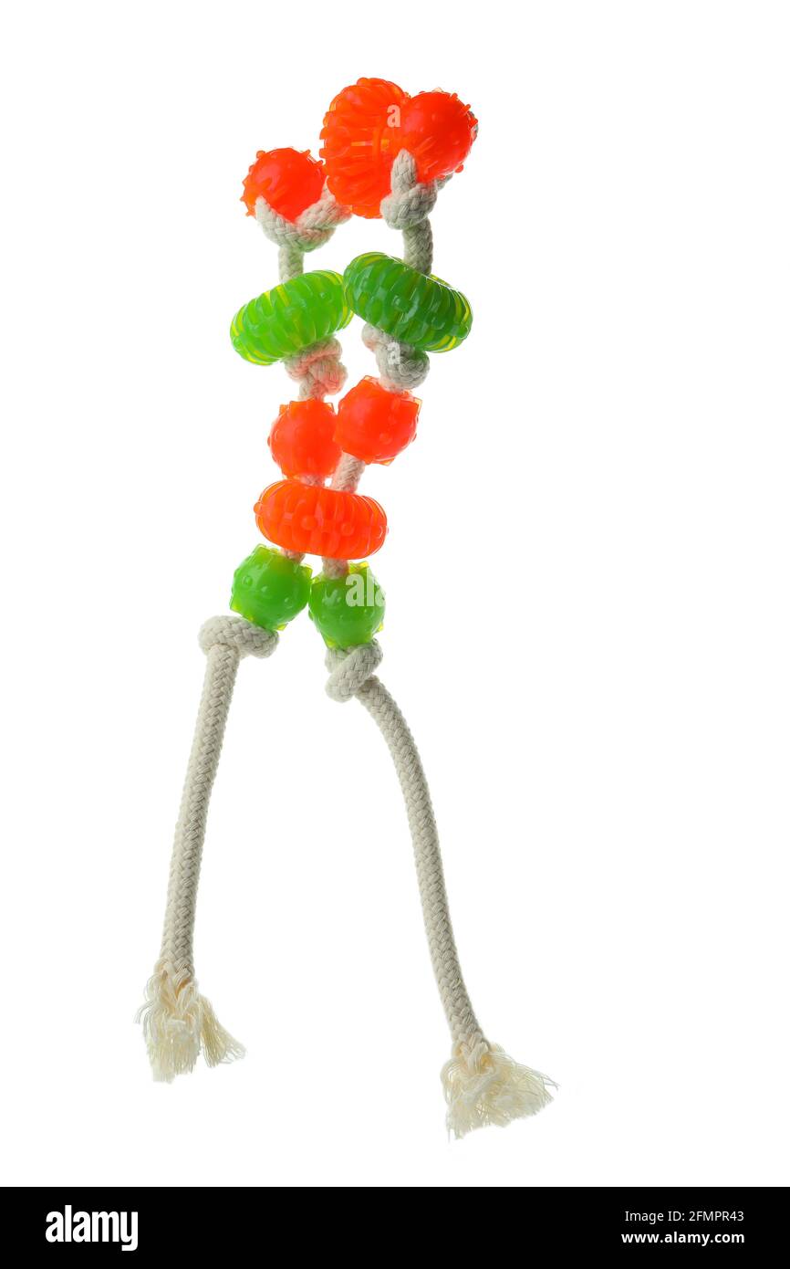 Giocattolo colorato isolato su sfondo bianco Foto Stock