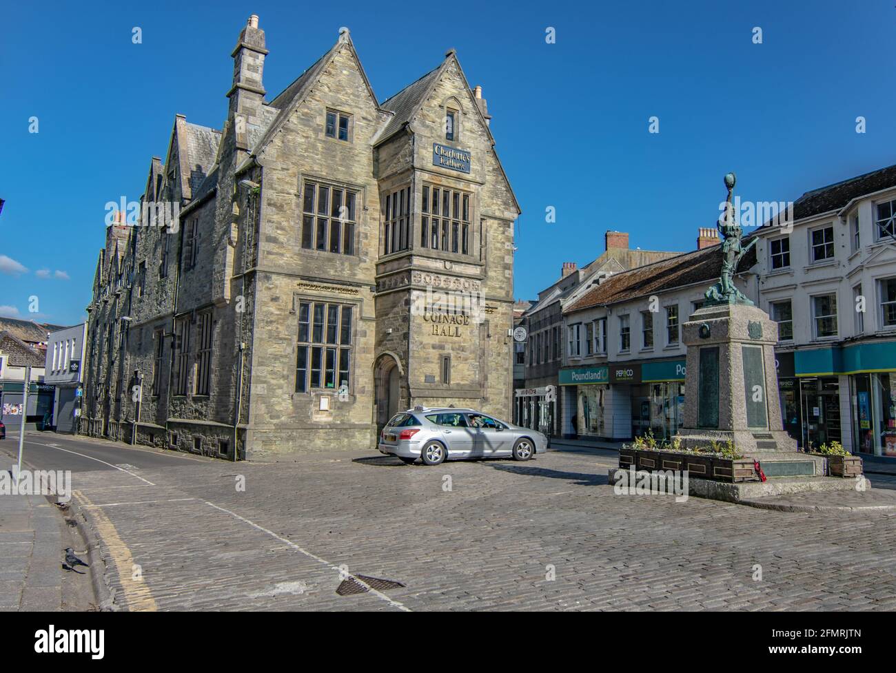 Truro Coinage Hall, Truro, Cornovaglia. Foto Stock