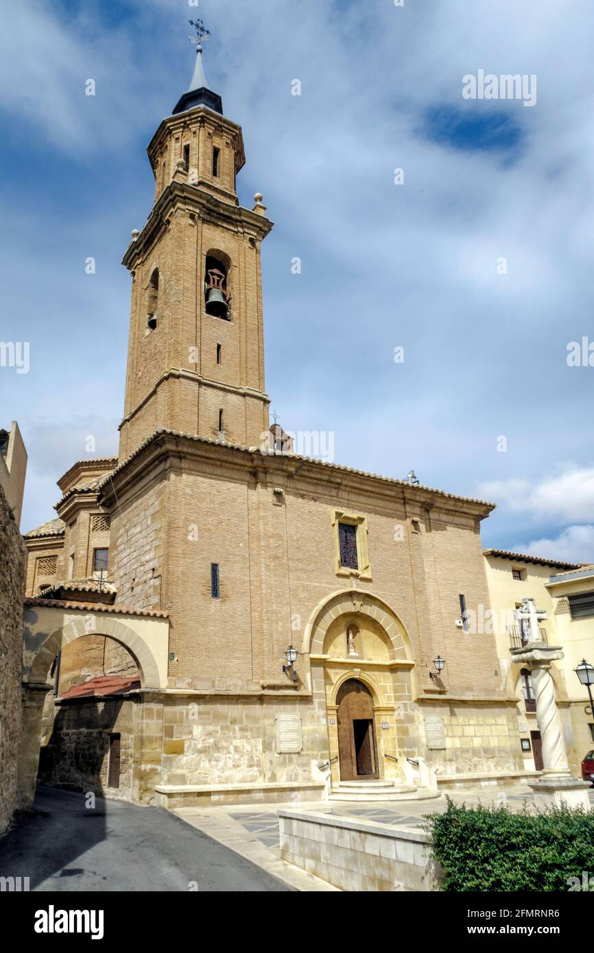 Chiesa Parroquilale di Pilar nella provincia di Calanda di Teruel, nella comunità autonoma di Aragona, Spagna Foto Stock