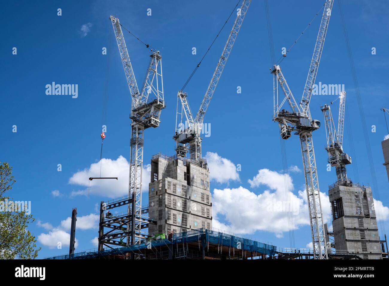 LONDRA - KINGS CROSS: Lavori di costruzione a Kings Cross London Photo: © 2021 David Levenson Foto Stock