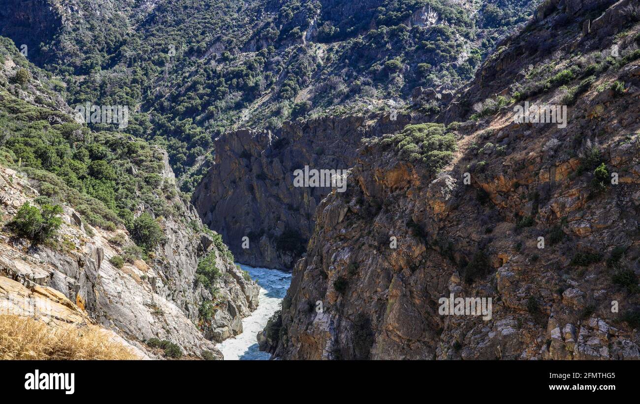 Forcella a sud del Fiume dei Re Foto Stock