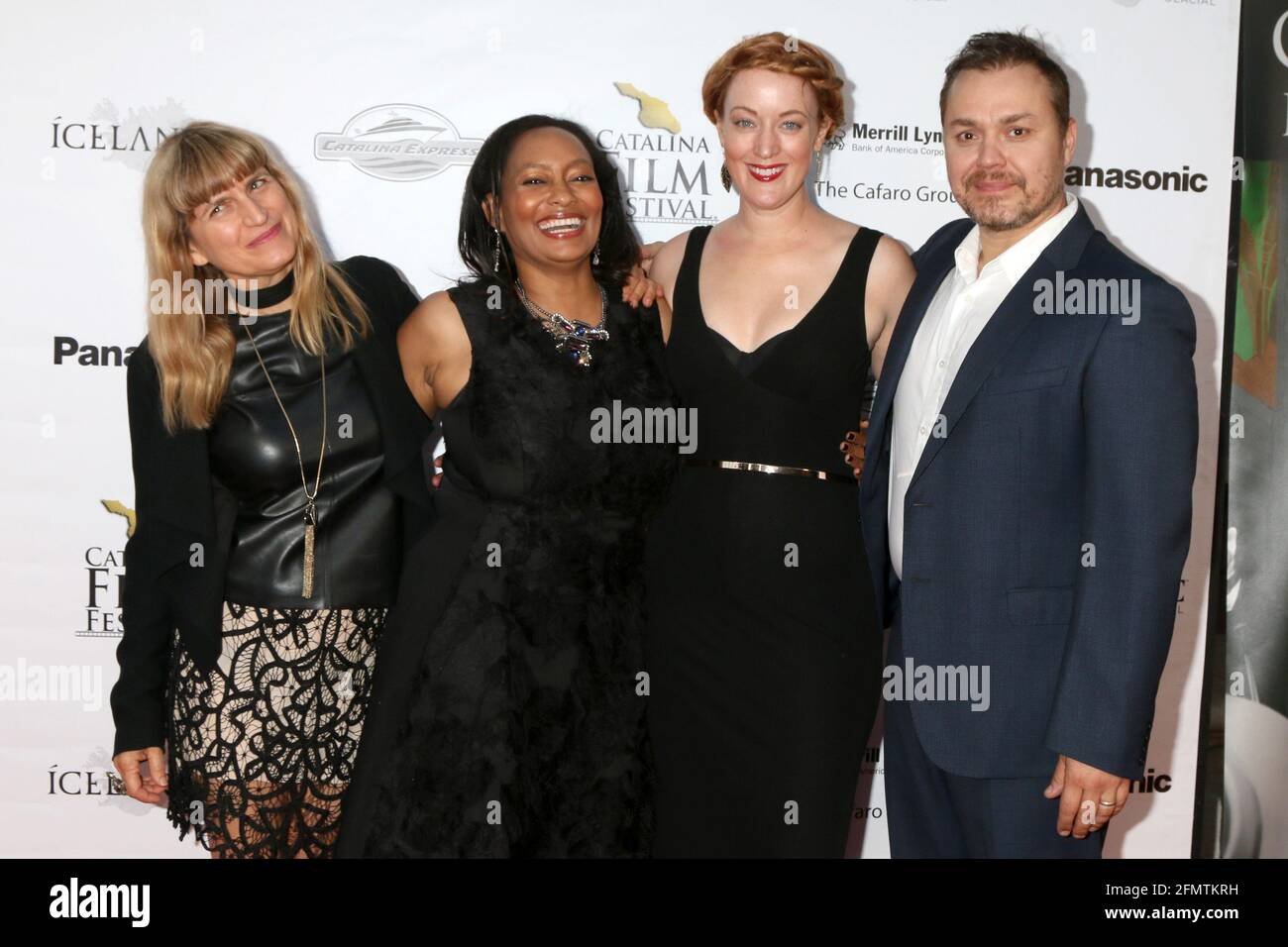 LOS ANGELES - SET 30: Catherine Hardwicke, Tamika Lamison, Adele Jones, Theodore Melfi al Catalina Film Festival - Settembre 30 2017 presso il Casinò di Catalina Island il 30 settembre 2017 ad Avalon, California Foto Stock