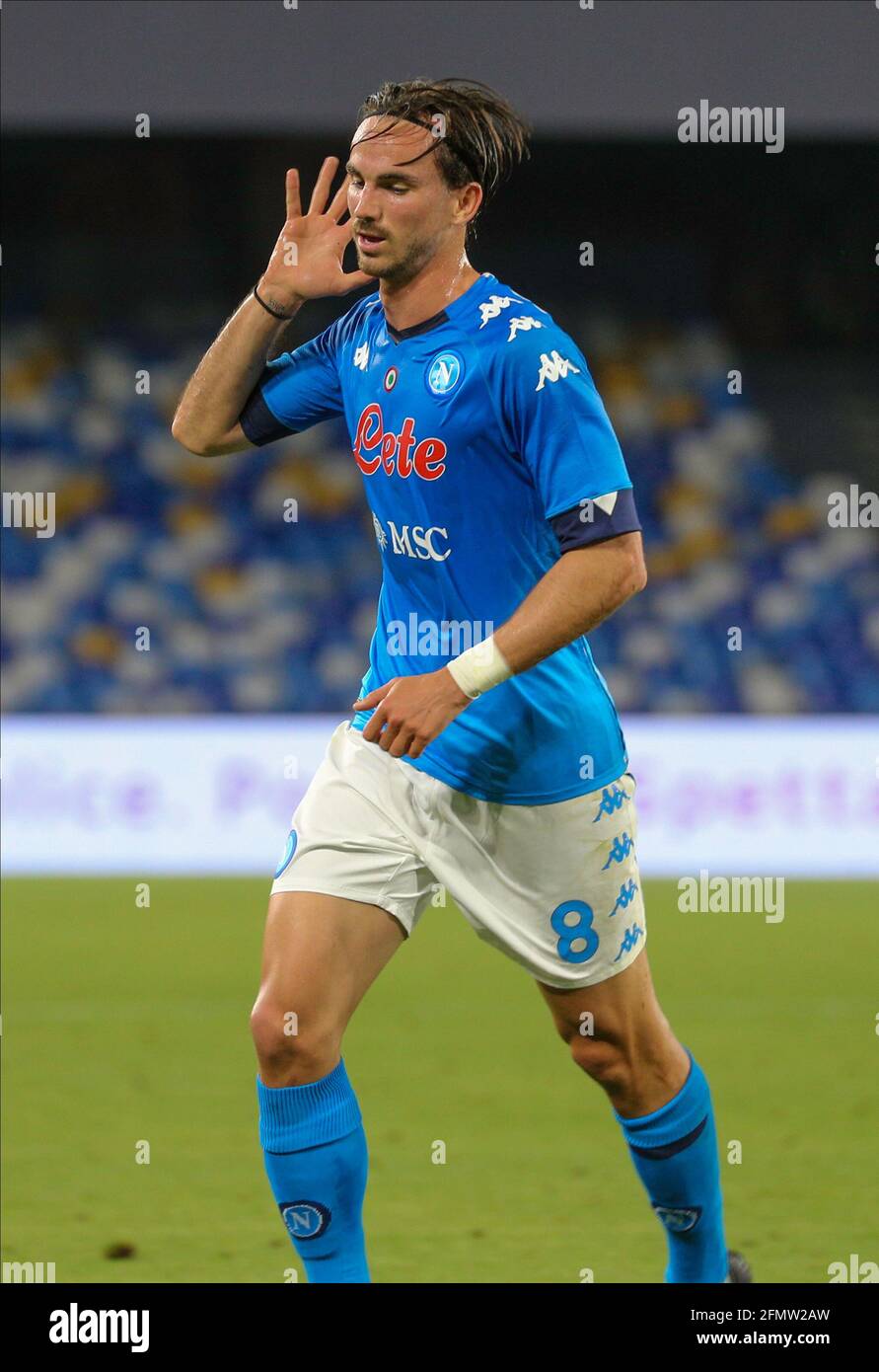 Napoli, Campania, ITALIA. 11 Maggio 2021. Durante la Serie Italiana A Football Match SSC Napoli vs AC Udinese il 12 maggio 2021 allo stadio Diego Maradona di Napoli.nella foto Fabian Ruiz. Credit: Fabio Sasso/ZUMA Wire/Alamy Live News Foto Stock