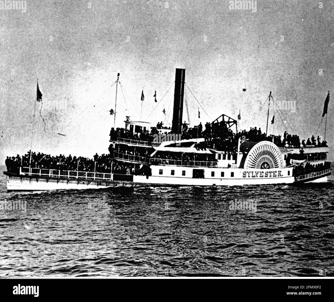 Trasporto / trasporto, navigazione, piroscafo a pale americano "John Sylvester", build 1866, INFORMAZIONI-DIRITTI-AGGIUNTIVI-DI-AUTORIZZAZIONE-NON-DISPONIBILI Foto Stock