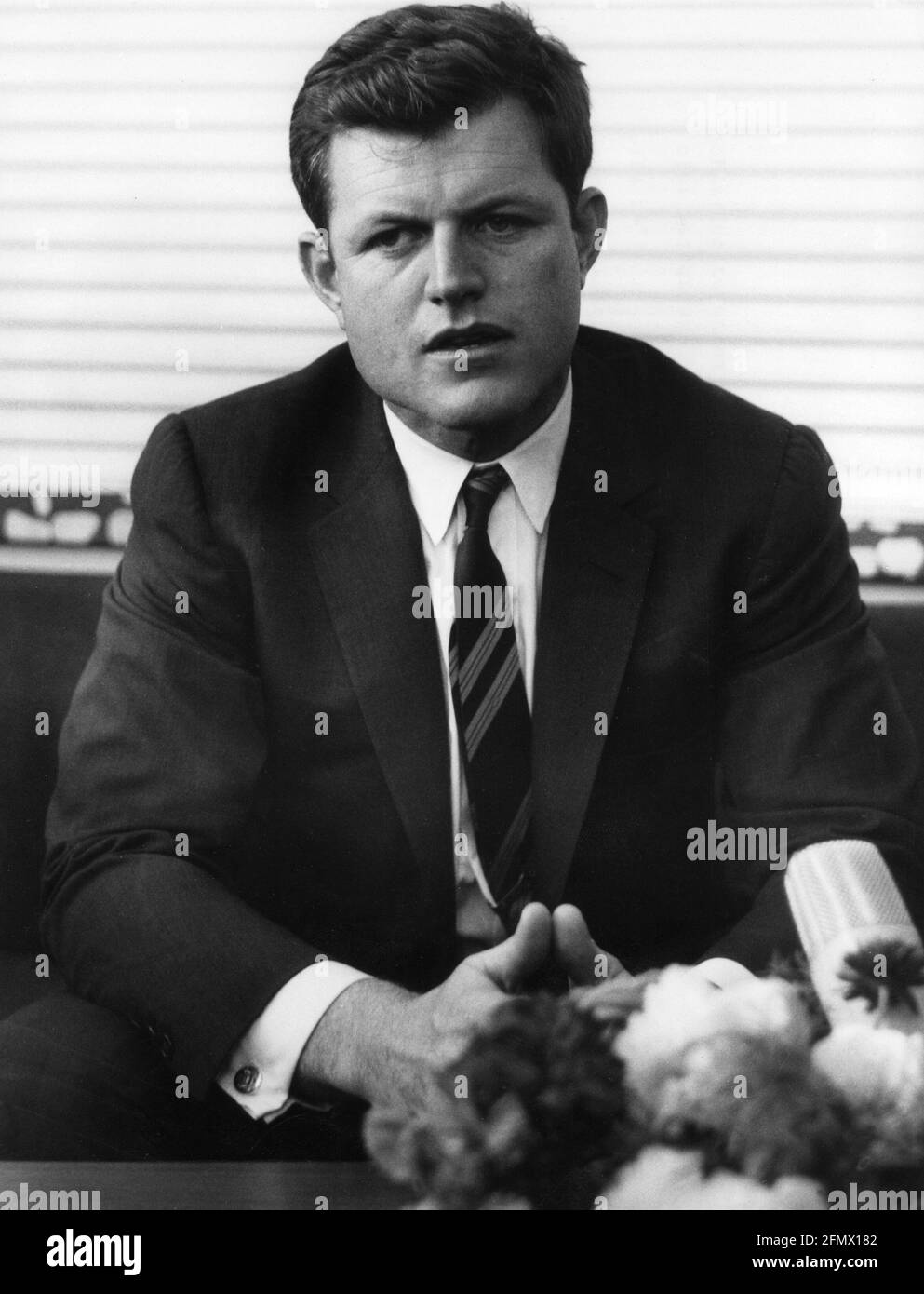 Kennedy, Edward Moore, 22.2.1932 - 25.8.2009, politico americano, ADDITIONAL-RIGHTS-CLEARANCE-INFO-NOT-AVAILABLE Foto Stock