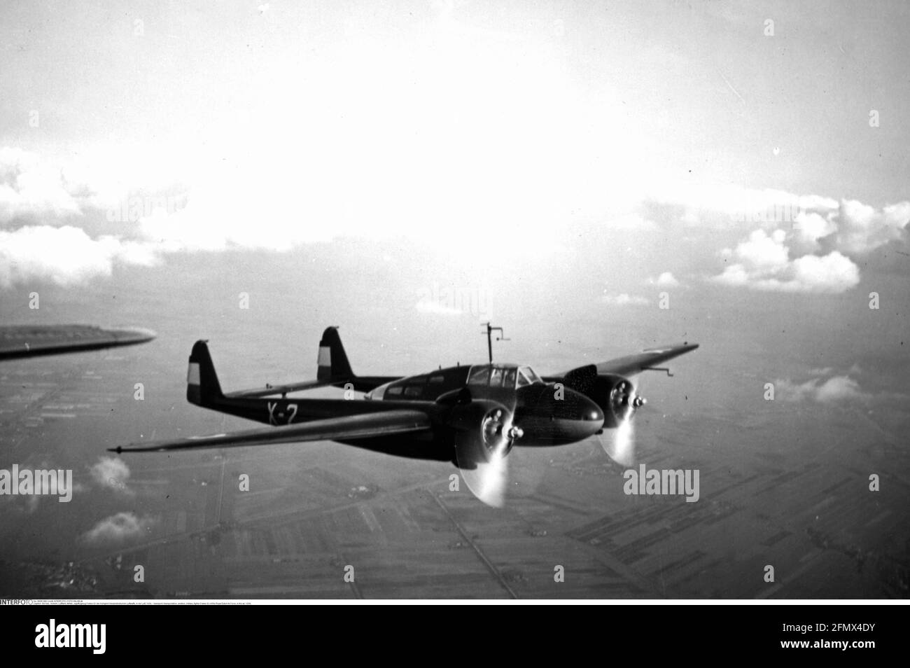 Trasporto / trasporto, aviazione, militare, Fokker G.I combattente della Royal Dutch Air Force, DIRITTI-AGGIUNTIVI-AUTORIZZAZIONE-INFO-NON-DISPONIBILE Foto Stock