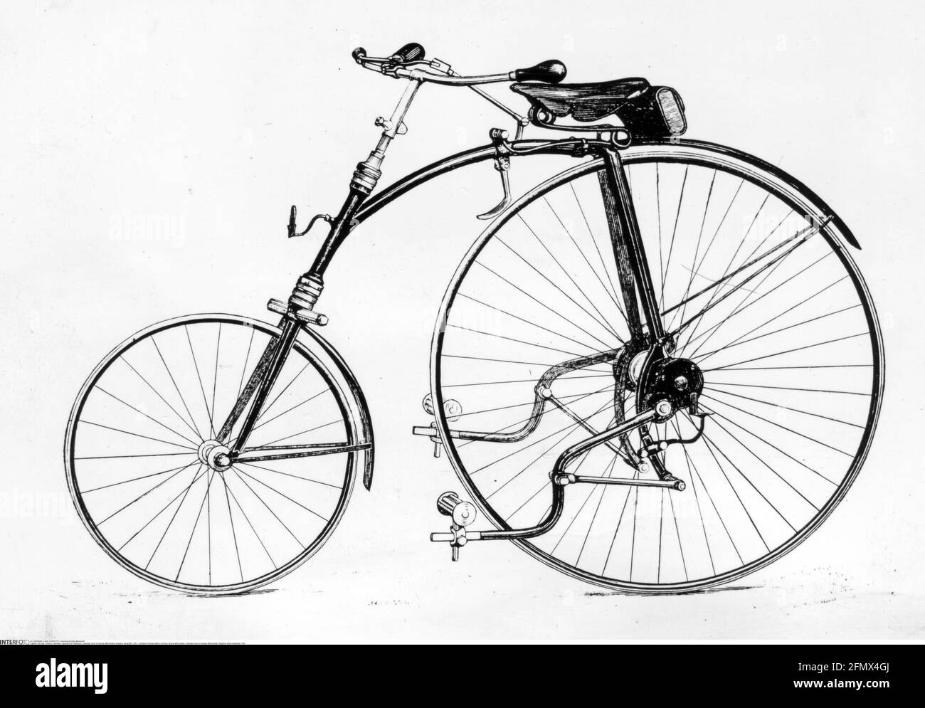 Trasporto / trasporto, biciclette, bicicletta con pedali, Clavinger Cycle Company, Manchester, INFORMAZIONI-AGGIUNTIVE-DIRITTI-AUTORIZZAZIONE-NON-DISPONIBILI Foto Stock