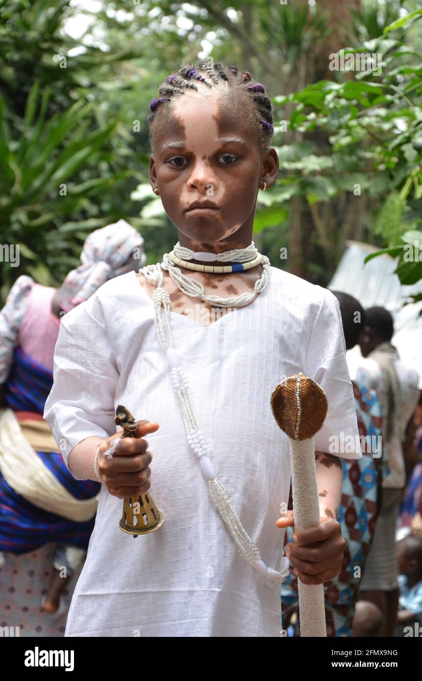 Osun Osogbo: Osun bambino. Foto Stock